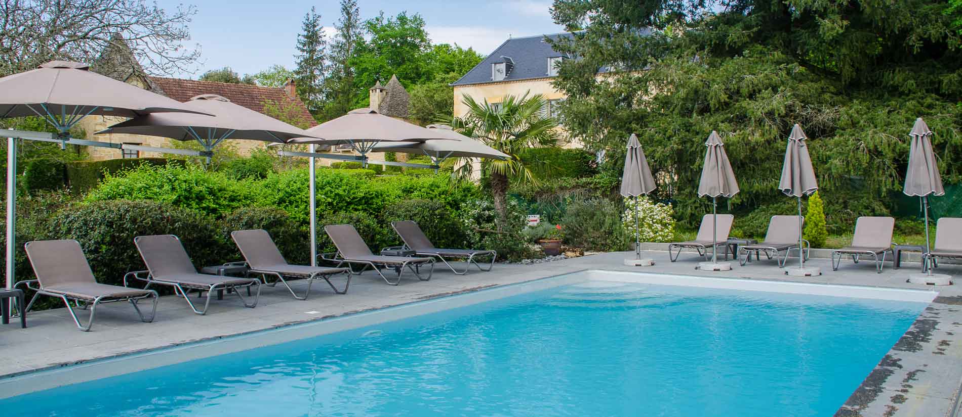 Gites with swimming pool in Périgord